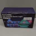 300FT Permanent Outdoor RGB Lights, IP67 Waterproof Smart Eave Lighting, with App/Remote Control Eaves Light, DIY LED Scenes Modes for House Roof Decor,Christmas,Party,All Holiday and Daily.