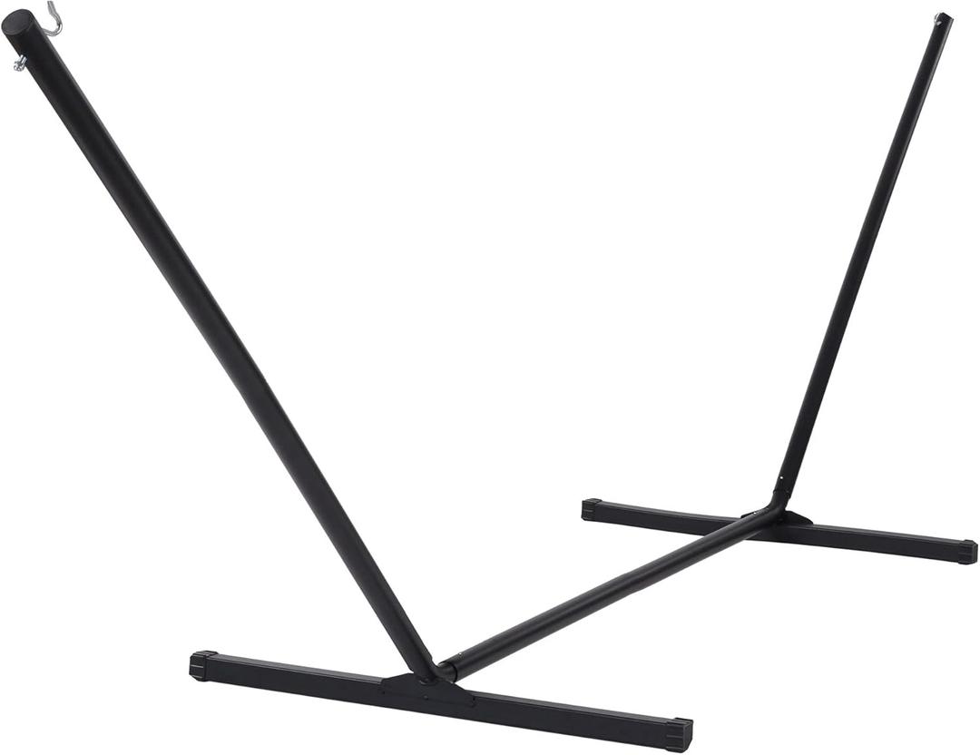 SUNCREAT 12 FT Heavy Duty Hammock Stand, Portable Hammock Stand, 475 lbs Capacity, Black