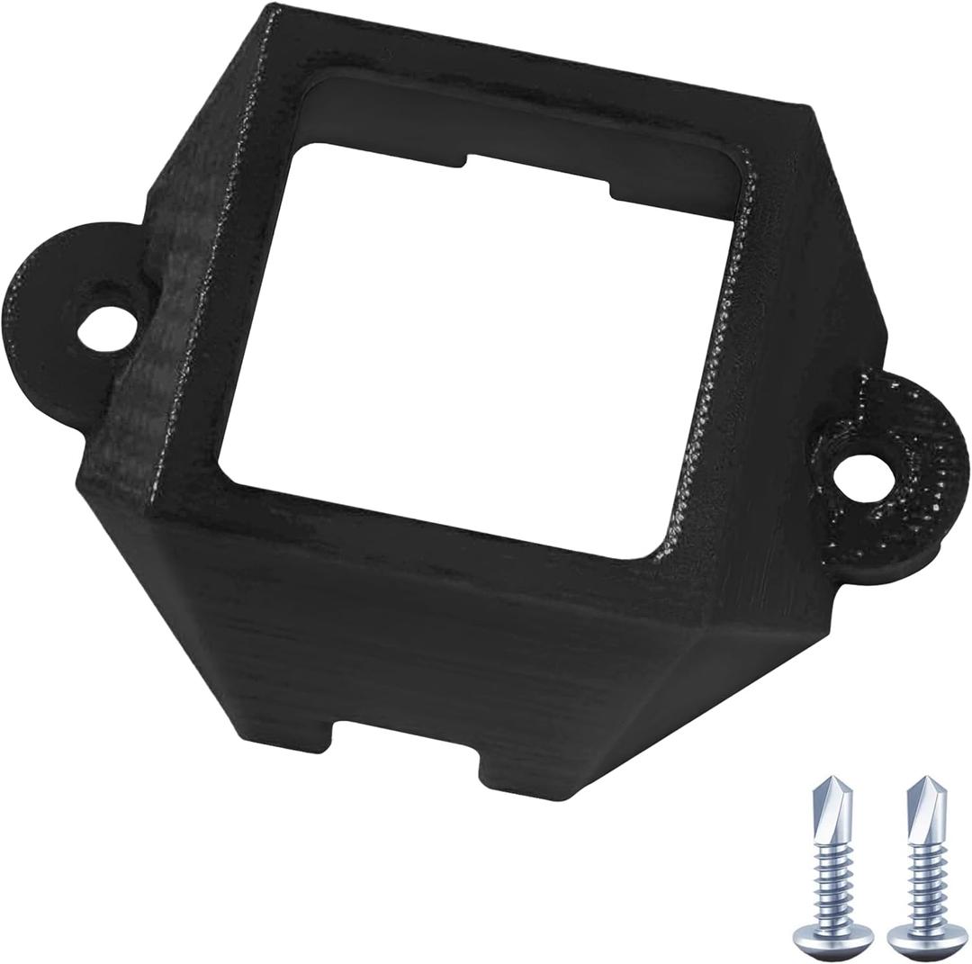 ARSUNOVO Mounting Bracket for Govee RGBIC Permanent Outdoor LED Lights H705A/B/C (80 Pack), Black