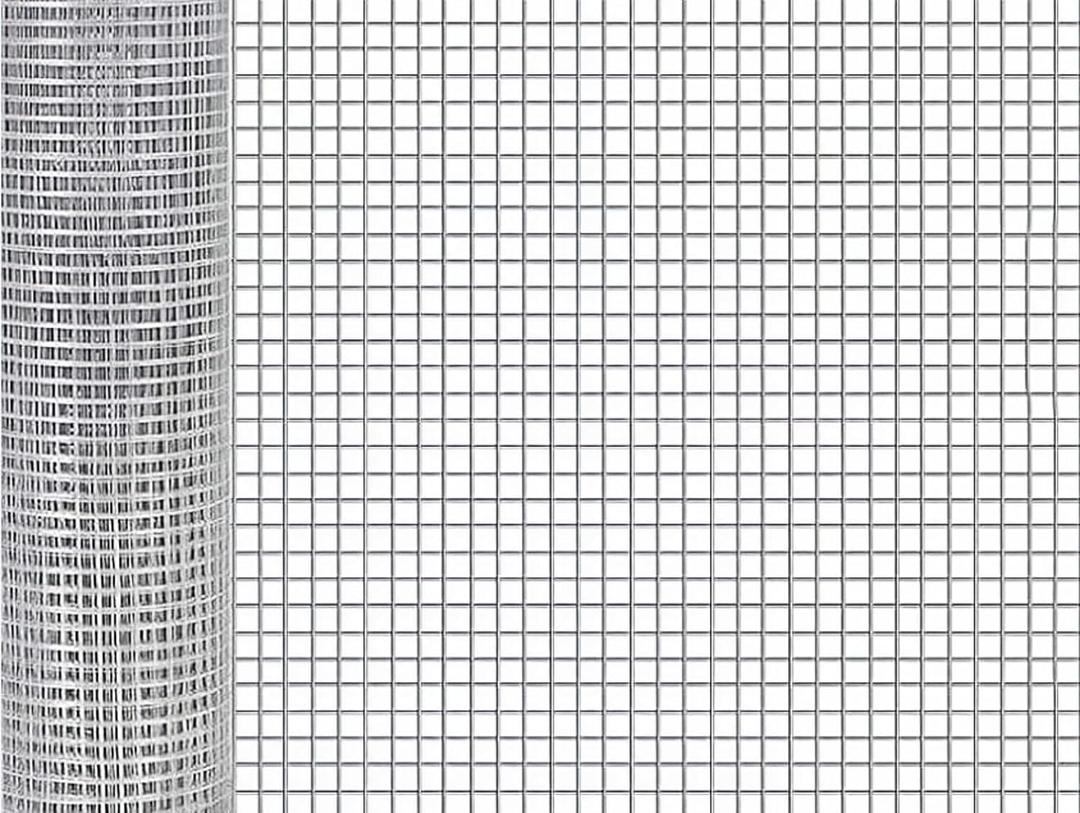 Hardware Cloth 48inx50ft 1/2 Inch Galvanized, Chicken Rabbit Snake cage Wire Fence Mesh Roll,Garden Plant Welded Metal Wire Fence,Poultry Animal Netting cage Screen. (4 x 50FT)
