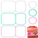 6 pack Lid Seal Gasket for OmieBox UP ，Fit Seal Replacement compatible with OmieBox UP ，Made from 100% Food-Safe Silicone Rubber，Ensures Leak-Proof Freshness