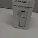 Touchless Automatic Soap Dispenser for Kitchen and Bathroom, Liquid Hand Soap Dispenser, Water-Resistant and Rechargeable, 14.2oz/420ml Intelligent Digital Display4-Level Adjustable,Modern (White)