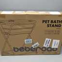 Beberoad 2 in 1 Dog Bath Tub Dog Washing Station for Bathing and Grooming, Elevated Collapsible Foldable Portable Shower Bathtub for Small Dogs Cats Pet, Indoor and Outdoor