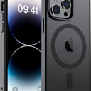 Magnetic for iPhone 14 Pro Max Case, 6.7'', Black, Pack Of 2