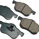 Akebono EUR794 Euro Ultra Premium Ceramic Disc Brake Pad Kit, GREY