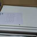 TUTOTAK End Table, Couch Side Table, Nightstand with Cloth Drawer, Set of 2, Bedside Table, White TB01BW066