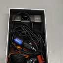 Dash Cam, 4K 3 Channel Dash Camera for Cars with App Control, 170/150/140 Wide Angle, ADAS Assist, No-Light Night Vision, GPS, G-Sensor, WDR, 24H Parking Monitor, 128GB SD Card Included