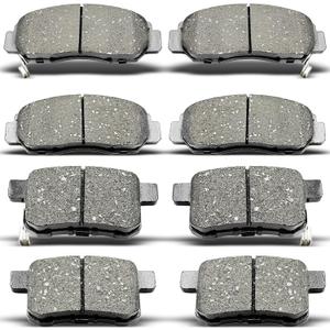 8pcs Front Rear Ceramic Brake Pads Sets Fit For Acura TSX 2009-2014,For Honda For Accord 2008-2012, D787 D1336