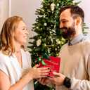 Christmas Candles - Christmas Gifts for Women, Natural Soy Wax Christmas Tree Scented Candles(12.7oz)