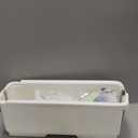 Collapsible Baby Bathtub with Smart Temperature Display & Bath Stand, Portable Travel Bathtub, Foldable Baby Bathtub Support, Ideal for 0-36 Months Infants (Grey)