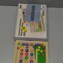 2 in 1 Magnetic Color and Number Maze Double-Sided ABC Alphabet Puzzles Board Magnet Dinosaur Counting Maze Preschool Learning Montessori Education 3 4 5 Years Toys (Multicolored, One Size)