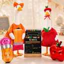 Back to School Goose Outfit Porch Decoration Balloons, Cute