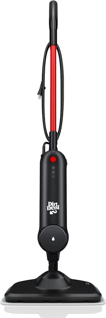 Dirt Devil Steam Mop, Hard Floor Cleaner Machine, 3-Mode Steam Cleaner Machine, Ready to Use in 30 Seconds, Ideal for Hardwood, Vinyl, Tile, Grout and More
