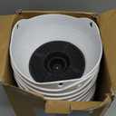 Hanging Planters, Set of 9 White Hanging Pots, 8" Hanging Flower Pots, Plant Pots with Drainage Plugs, Water Barrier and Chains, Come with Free Mini Garden Tools Set