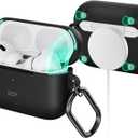 ESR for AirPods Pro 2nd Generation Case (HaloLock), Compatible with Airpods Pro Case 2nd/1st Gen (2023/2022/2019), Compatible with MagSafe, Magnetic Lid Lock, Full Drop Protection, Black