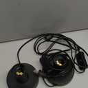 Tuanse 2 Pcs Polished Metal Desktop Lamp Base E26 E27 Screw Light Bulb Holder Sockets Night Light Base Lamp Replacement for Holding Bulb 6 Feet Cord on Off Switch Plug(Black)