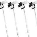 4-Pack Universal Exhaust Hanger Kit - 3/8" Rod 10" Long Universal Exhaust Hanger Rod Weld On Heavy Duty Exhaust Bracket Hanger