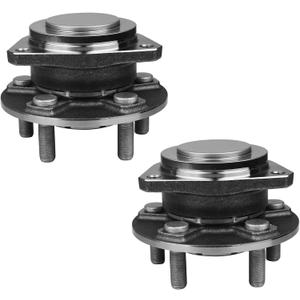 Autoround 513325 Pair Front Wheel Hub and Bearing Assembly Replacement for 2012-2019 Chrysler 300, 2012-2019 Dodge Charger/2012-2019 Challenger 5 Lug Non-ABS