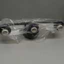 3-Light Bathroom Light Fixtures, 17.23" Black Modern Vanity Lights with Clear Glass Shade, Bathroom Wall Lamp for Mirror Kitchen Living Room Hallway Cabinet Porch