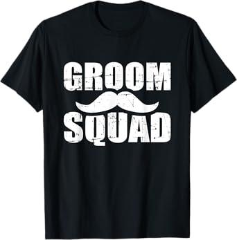 Groom Squad Stag Party JGA TShirt, Size L