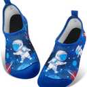 Water Shoes for Kids Beach Shoes Quick Dry Boys Swim Shoes Lightweight Soft Mesh Toddler Aqua Shoes for Pool sea Surf Diving