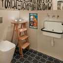 Vintage Bathroom Signs Decor Are You Pooping Bathroom Pictures Wall Decor Cat Metal Wall Art (12L" x 8W")