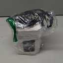 Hafuloky Tire Inflator Portable Air Compressor, 3X Faster Cordless Air Pump for Car Tires with LED Light, 150PSI Air Pump with Cigarette Lighter Plug for Car, Motorcycle, Bicycle, Ball(Black)