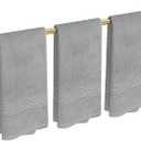 USHOWER Brushed Gold Bath Towel Bar, 30-Inch Towel Racks for Bathroom Wall-Mounted, SUS304 Stainless Steel Towel Rod (Total Length 32-Inch)