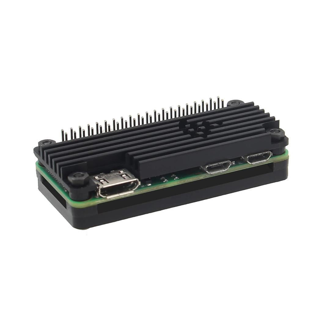 Heatsink Case for Raspberry Pi Zero 2 W, Aluminum Alloy Case (2W02) with 2x20Pin GPIO Header Compatible with Raspberry Pi Zero 2W/Zero W/Zero/Banana Pi M2 Zero