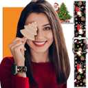 22mm Holiday Christmas Thanksgiving Watch Band Compatible with Samsung Galaxy Watch 46mm/Galaxy watch 3 45mm/Gear S3 Classic/Frontier Replacement Watch Strap (Black Gnome)