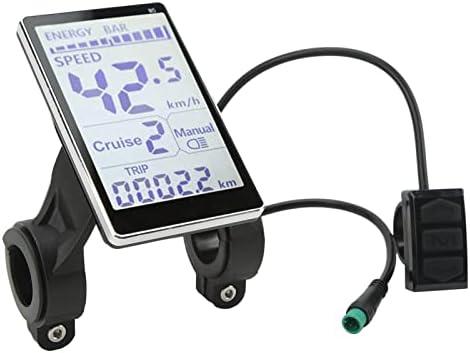 VGEBY Electric M5 LCD Panel Screen, 5 Pin 24V-60V Universal E Scooter & Bike LCD Display Meter, Easy Install, ABS Material, Cycling Computer Accessory