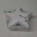 Tarpop 2 Pcs Star Plastic Night Light Battery Operated LED Marquee Light Star Sign Room Wall Lamp for Movie Night Supplies Carpet Party Decorations Christmas Theater(White)