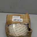 Marwood Rope Knot Door Stops Decorative Nautical Ball Door Stopper Handmade with Handle, Weighted Interior Spherical Doorstop Sailor Knot for Door and Window - Beige (6"x6", 4lbs)