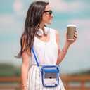 USPECLARE Clear Purse Stadium Transparent Messenger Bag Stadium Approved for Men and Women Clear CrossBody Bag