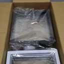 8 Packs 3D Floating Frame Display Case Coins Display Holder Stands for Jewelry, 7 Inch Transparent PE Film Jewelry Storage Box with Base for Challenge Coins, AA Medallions