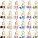 AROIC 24 Pack Car Air Freshener Diffuser, Long Lasting Hanging Fragrance Fresheners Set, Essential Oil Diffuser Scents Accessories, Cute Car Interior for Women & Men