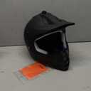 Youth Dirt Bike Helmet DOT Certified - Full Face Motorcycle Helmet for Off-Road, ATV, Street Riding, Includes Adjustable Goggles & Protective Gloves (Small, Black)