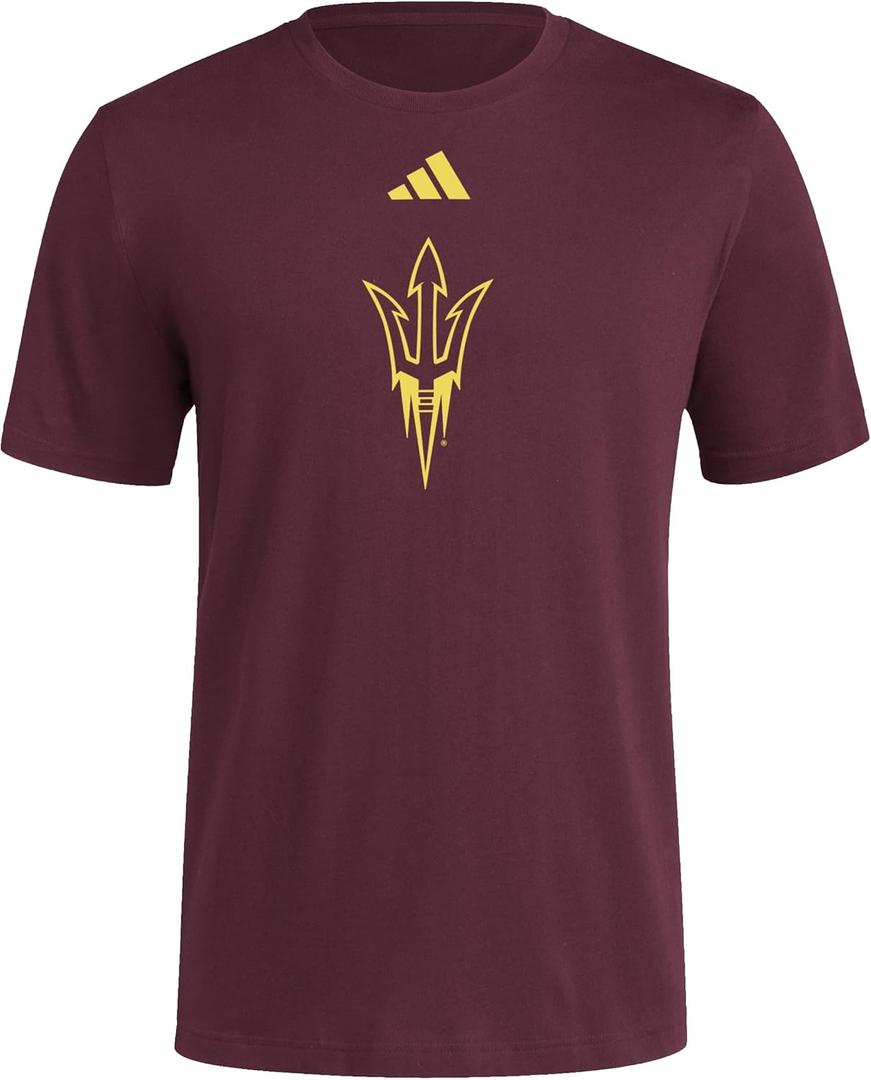 Adidas Men's House of NCAA T-Shirt (Red, M)