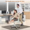 Blvornl Office Chair Mat for Hardwood Floor, 47.2"*60" Desk Computer Chair Mat for Hard Wood, Large Anti-Slip Hard Floor Protector Rolling Chair Mat, PVC Mat Desk Rug for Office and Home Dark Brown