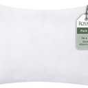 ROYALE LINENS 14 X 22 Pillow Insert - Down Alternative Throw Pillows Insert - Rectangle Pillow Pack of 1 White - Bed & Couch Pillows - Inner Cushion for Bed, Cushion for Living Room - Shams Stuffer