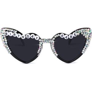 YOGFIT Birthday Glasses for Women, Birthday Party Gifts Accessories 'Birthday Queen' Birthday Sunglasses for Happy Birthday