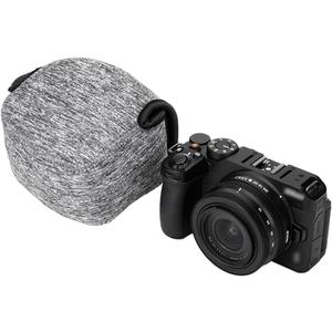 KIWIFOTOS Neoprene Compact Camera Sleeve for Sony ZV-E10 II +E PZ 16-50mm lens Fuji X-T50 + XC15-45mm lens Nikon Z50+16-50mm lens Travel Camera Case Pouch