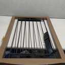 ZJSF Freestanding Dog Fence Indoor, Foldable Dog Gate for Doorways, Stairs or Hallways, Sturdy Wood Extra Wide Pet Gate with Support Feet for The House, Brown, 32 "Height-3 Panels