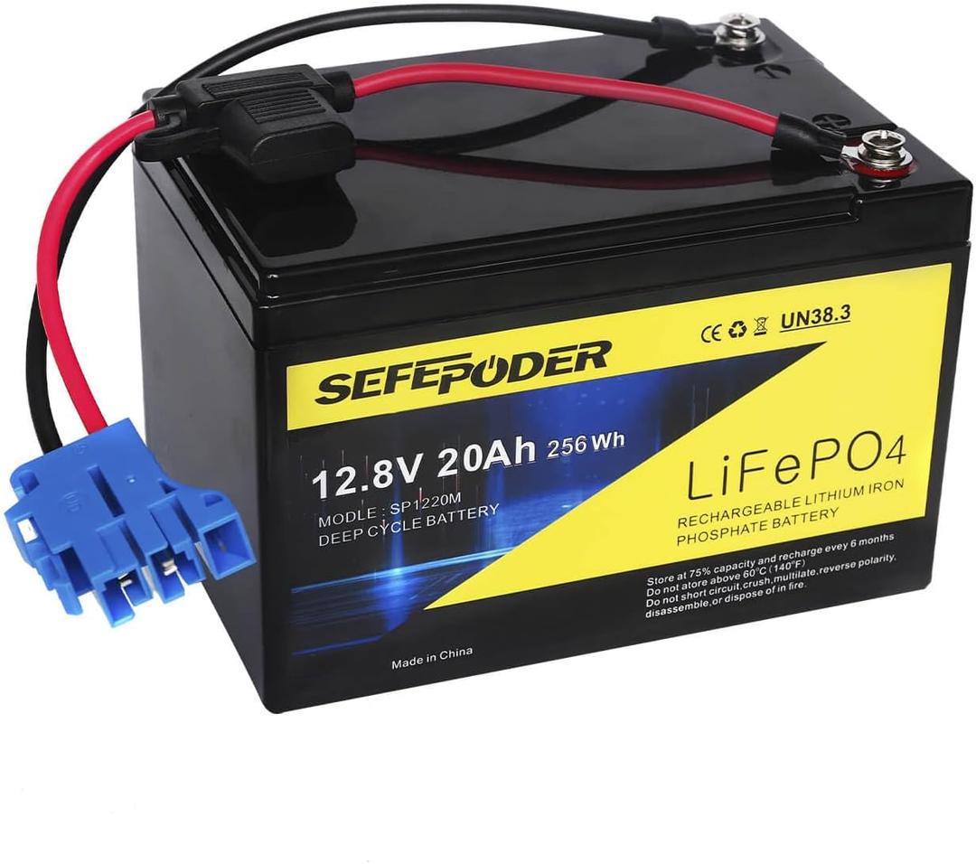 Replacement Battery Compatible with Peg Perego 12 Volt Ride on Toys,12V 20Ah Lifepo4 Rechargeable Battery, Built-in 40A BMS Replacement Battery Compatible with Peg Perego 12 Volt Ride on Toys,12V 20Ah Lifepo4 Rechargeable Battery, Built-in 40A BMS