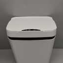 Vanpopubs 1 Pack 2.7 Gal Bathroom Trash Can with Lid, Automatic Trash Can Small Smart Garbage Can Touchless, Slim Motion Sensor Waterproof Plastic Trash Bins for Bedroom Office Kitchen Toilet