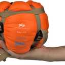 Warm Weather Sleeping Bag - Portable Waterproof Compact Lightweight, Packable for Kids, Teens Adults Camping Backpacking Hiking, Spring Summer Fall (Orange)