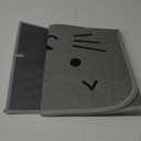 Waterproof Cat Litter Box Enclosure Splash Guard with Removable Mat, Cat Box Enclosure with 2 Hooks for Scoop, Anti-Leakage, Dust Control, Easy to Clean-24.02 x 16.14 x 16.14 inches (Grey)