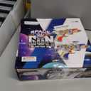 ArtCreativity Super Spinning Space Toy Gun (2 Pack), Red & Blue Light Up Toy Guns with Flashing Lights & Sound Effects, Space Blaster, Cosplay Ray Guns, Prop Toy Gun for Toddlers, Batteries Included