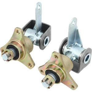 Kart Wheel Hub Kart Hub And Spindle Atv Wheel Wheels And Accessories 17Mm 3 Stud Front Wheel Hubs Steering Spindle Steel Alloy For 6In Tires Quad Bike Atv Kart