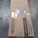 VASAGLE LIRY Collection - Buffet Cabinet, Coffee Bar Cabinet with 2 Drawers, Adjustable Shelves, Sideboard Storage with Cable Holes, Drawer Dividers, Honey Brown UBBK381K01